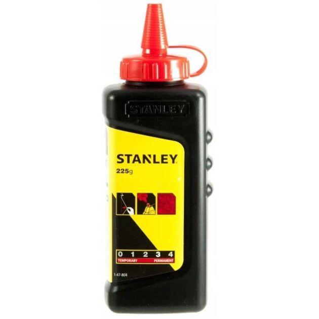 Крейда порошковая STANLEY, красная, для наружных работ, 225 г., фото , изображение 2 | SNABZHENIE.com.ua