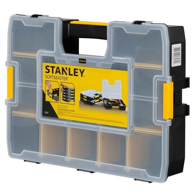 Органайзер Sort Master STANLEY с замками, 430 x 90 x 330 мм, фото , изображение 2 | SNABZHENIE.com.ua