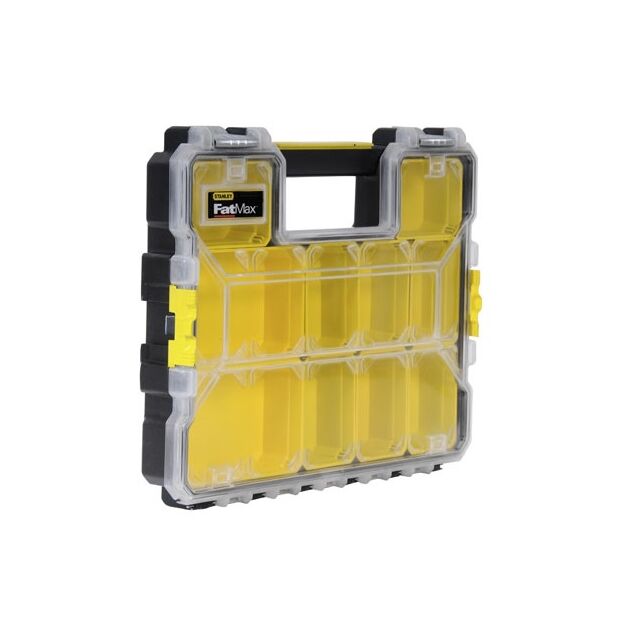 Органайзер FatMax Shallow Pro с металлическими замками 44,6x7,4x35,7 см, фото , изображение 3 | SNABZHENIE.com.ua