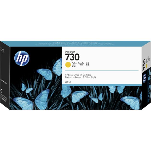 Картридж струменевий HP 730 DesignJet T1600/T1700/T2600 Yellow 300ml, фото , изображение 2 | SNABZHENIE.com.ua
