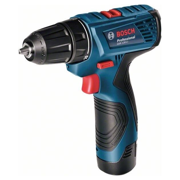 Bosch Шуруповерт-дриль GSB 120-Li, 12V, 2*2 Ач*2 Ач, 14/30 Нм, 400/1500 об/хв, 0.89 кг, кейс, ЗУ, фото  | SNABZHENIE.com.ua