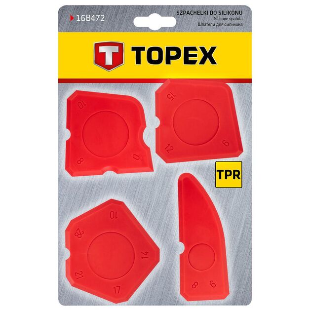 Шпатели для силикона TOPEX 16B472, фото , изображение 3 | SNABZHENIE.com.ua