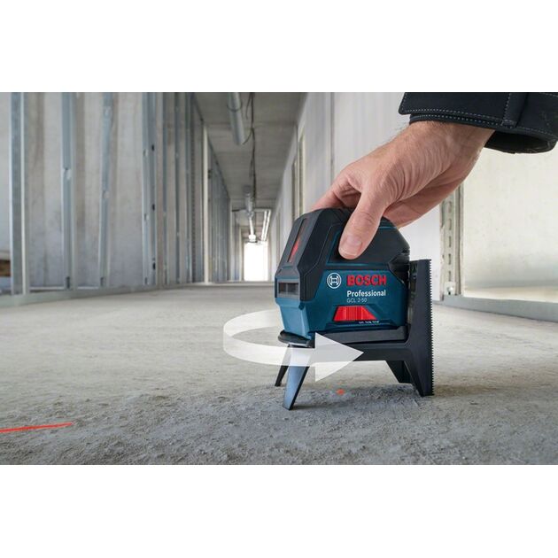 Bosch Нівелір лазерний GCL 2-50 + RM1 + BM3 + LR6 + кейс, ± 0.3 мм на 30м, до 15 м, 0.5 кг, фото , зображення 3 | SNABZHENIE.com.ua
