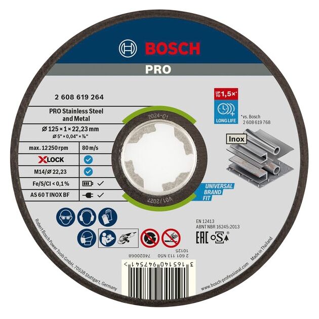 Bosch X-LOCK Expert for Inox and Metal, фото , зображення 2 | SNABZHENIE.com.ua
