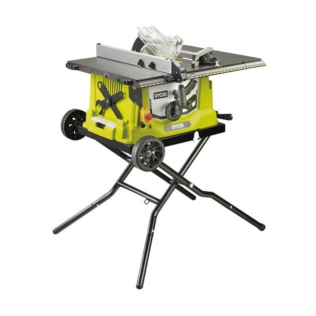 Ryobi Пиляльний верстат RTS1800EF-G 1800Вт настільна 254мм зі станиною и транспорт.колесами, фото , зображення 2 | SNABZHENIE.com.ua