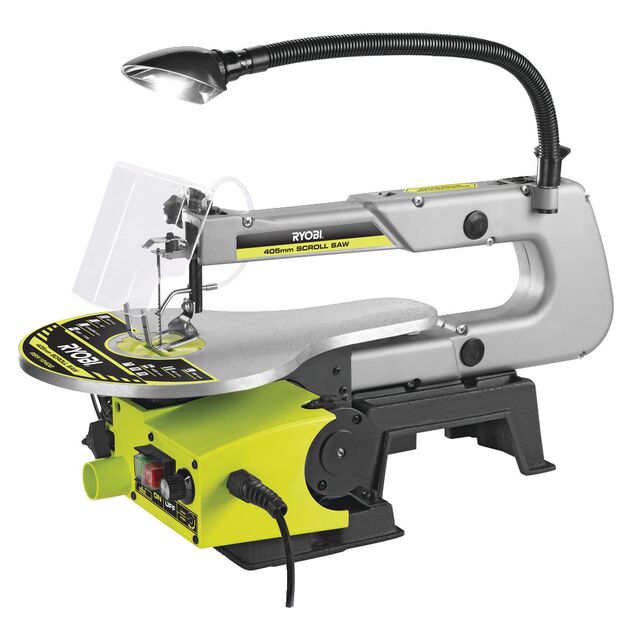 Ryobi Лобзик стаціонарний RSW1240G 125Вт, 550-1700об•хв, хід 20мм, ріжуча здатність 405мм, фото , зображення 2 | SNABZHENIE.com.ua
