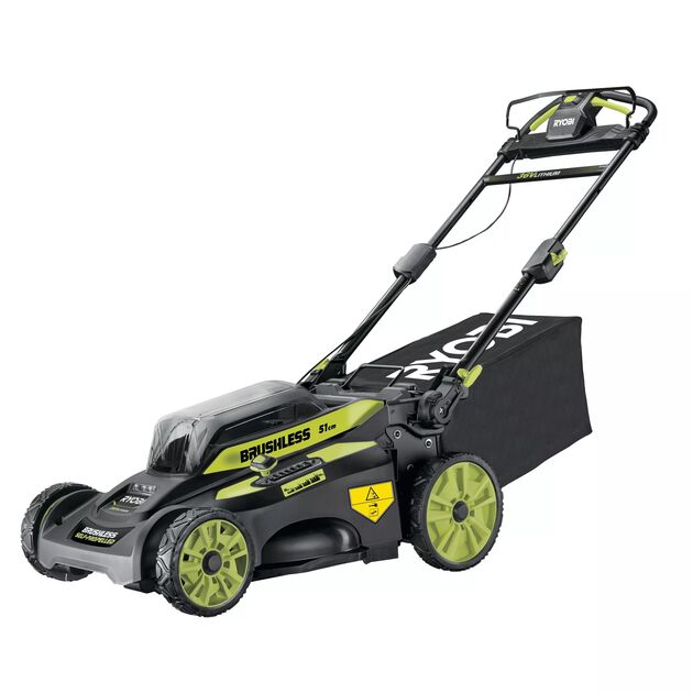 Ryobi Газонокосарка акумуляторна RY36LMX51A-160 самохідна MAX POWER 36В акб 1х6А·год 51см 70л 20-70мм мульч-е LED-фари безщіткова до 2000м.кв 24.7кг, фото , изображение 2 | SNABZHENIE.com.ua