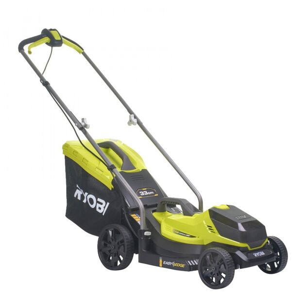 Ryobi Газонокосарка акумуляторна ONE+ OLM1833B 18В 33см 35л 25-65мм 8.1кг без АКБ та ЗП, фото , изображение 2 | SNABZHENIE.com.ua
