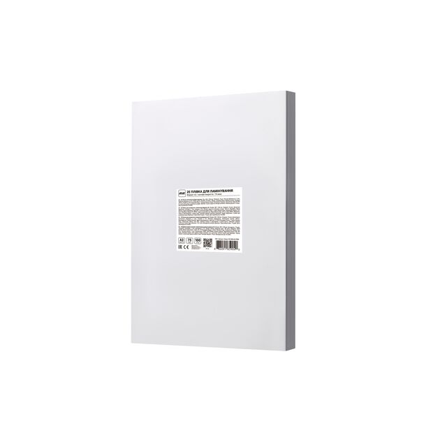Плівка для ламінування A3 2E, матове покриття, 75 мкм, 100шт, фото , изображение 2 | SNABZHENIE.com.ua