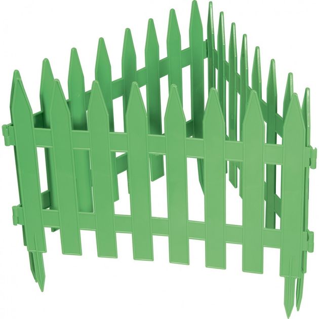 Декоративный забор Рейка 28x300 см, зеленый, PALISAD, фото  | SNABZHENIE.com.ua