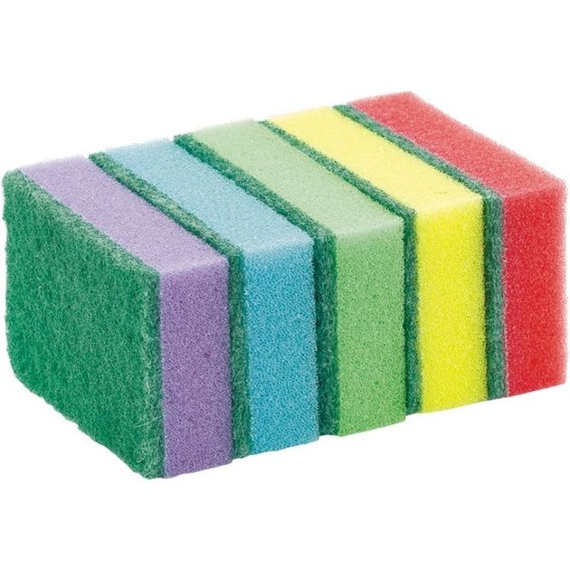 Губки для посуду Mini, 79*49*23 мм, 10 шт., Elfe (92350E), фото  | SNABZHENIE.com.ua