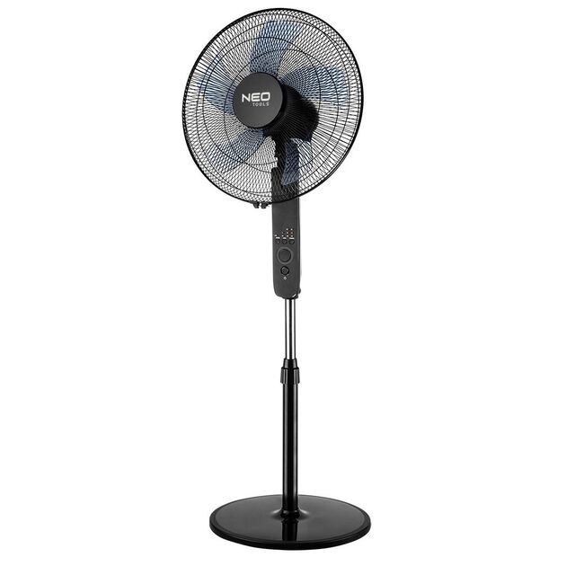 Підлоговий вентилятор 45Вт, діам. 40 см, 3 швидкості, коливання, дистанційне керування NEO, фото  | SNABZHENIE.com.ua