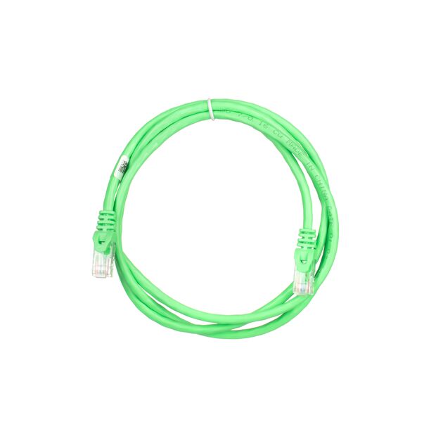 Патч-корд 2E САТ 6, UTP, 1.50м, 26AWG, RJ45, 7/0.16, Cu, PVC, зелений, фото , зображення 3 | SNABZHENIE.com.ua
