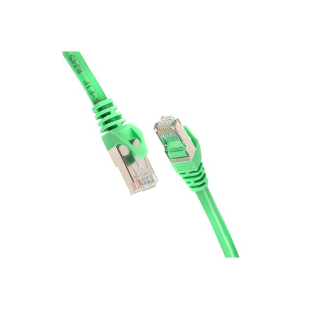 Патч-корд 2E САТ 5e, UTP, 1.50м, 26AWG, RJ45, 7/0.16, CCA, PVC, зелений, фото , зображення 2 | SNABZHENIE.com.ua