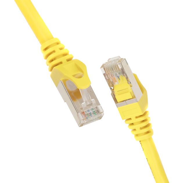 Патч-корд 2E САТ 5e, UTP, 1.20м, 26AWG, RJ45, 7/0.16, Cu, PVC, жовтий, фото  | SNABZHENIE.com.ua