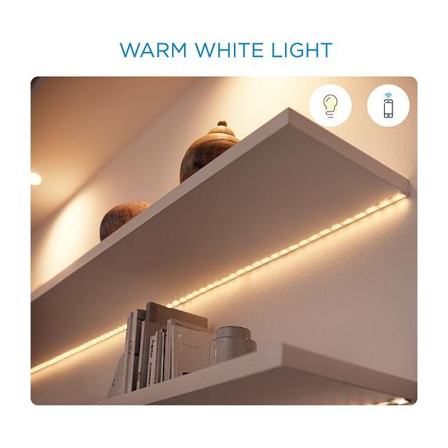 WiZ Стрічка світлодіодна розумна LEDStrip, 1600Lm, 2700-6500K, RGB, 2 метри, Wi-Fi, фото , зображення 3 | SNABZHENIE.com.ua