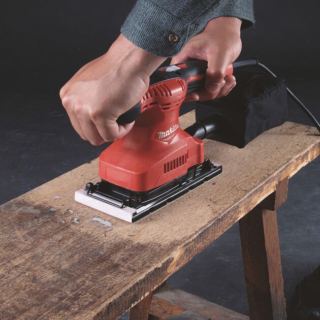 Makita Шліфмашина вібраційна M9203 190Вт 92x185мм 12000кол·хв 1.4кг, фото , изображение 3 | SNABZHENIE.com.ua