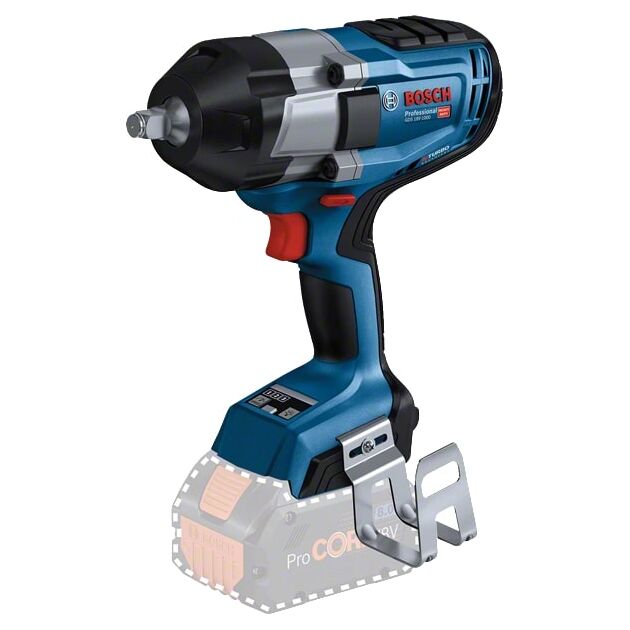Bosch Гайковерт ударний, GDS18V-1000, акумуляторний, 18В, 3 швидкості, 1000Нм, 2.9кг, без АКБ та зарядного пристрою, фото , зображення 2 | SNABZHENIE.com.ua