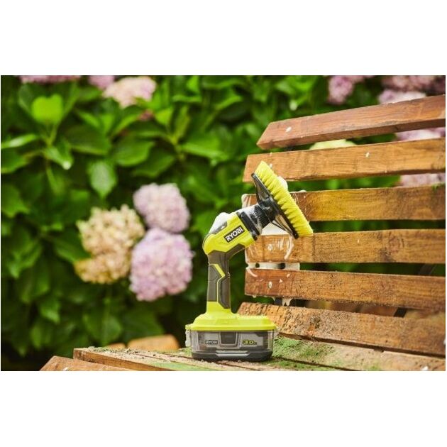 Ryobi Щітка R18CPS-0, акумуляторна 18В ONE+, диск 15см, 210 об/хв, IPX7, 1.2 кг (без АКБ та ЗП), фото , изображение 3 | SNABZHENIE.com.ua