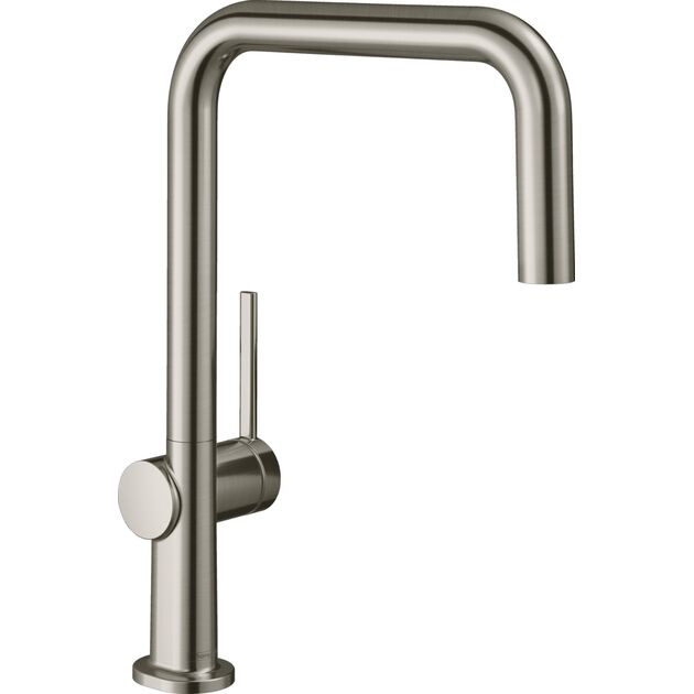 Змішувач для кухні Hansgrohe Talis M54, довж.виливу - 216мм, поворотний, 1важіль, KMU220, сталь, фото , зображення 2 | SNABZHENIE.com.ua