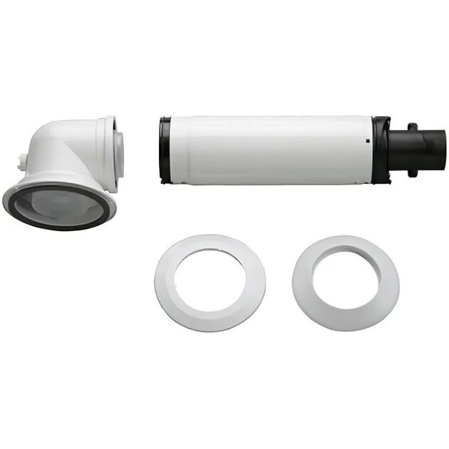 Комплект коаксіальний Bosch FC-Set80-C13x горизонтальний для конденсаційних котлів, довжина 335-530 мм, діаметр 80/125 мм, фото , зображення 2 | SNABZHENIE.com.ua