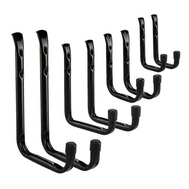 Комплект гаражных крючков 8 шт, модель 84-142, фото , изображение 2 | SNABZHENIE.com.ua