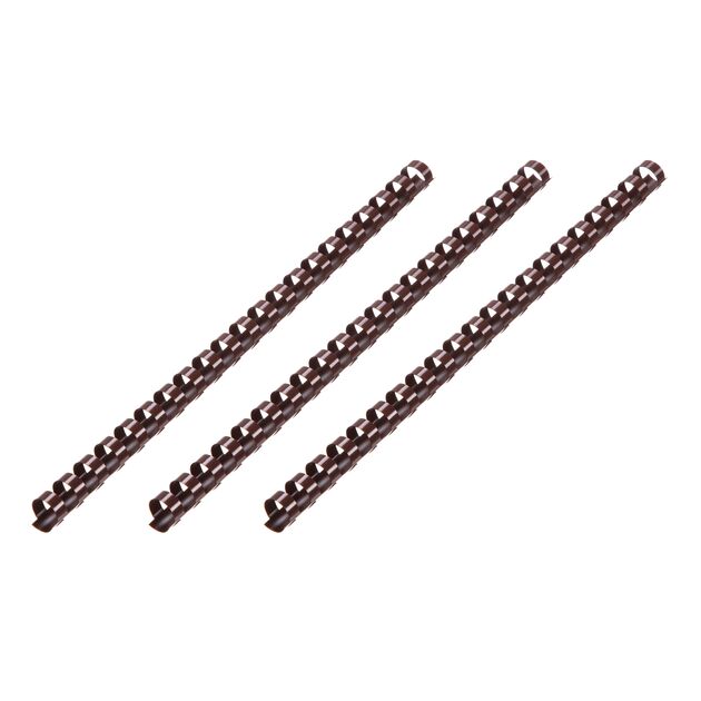 Пластикові пружини 2E для біндерів, 22мм, шоколад, 50шт, фото , зображення 2 | SNABZHENIE.com.ua