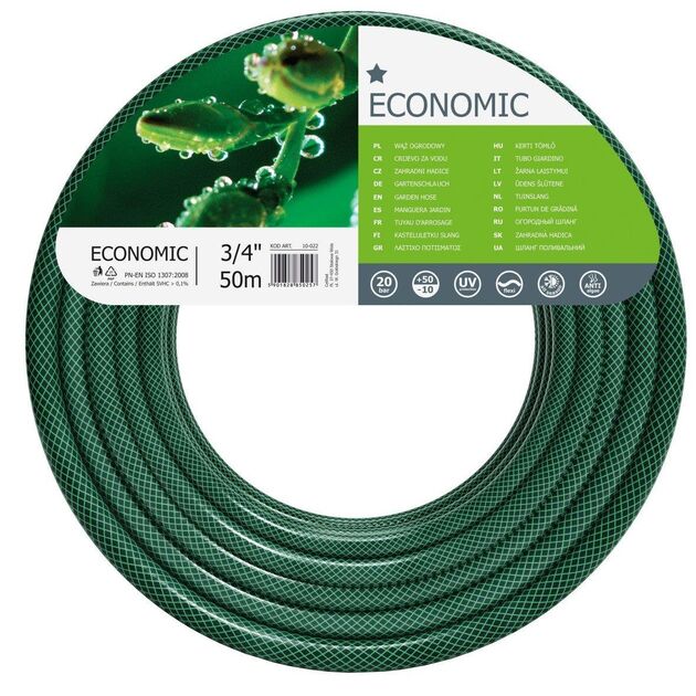 Садовий шланг ECONOMIC 3/4'' 50 м CELLFAST (10-022), фото , зображення 2 | SNABZHENIE.com.ua