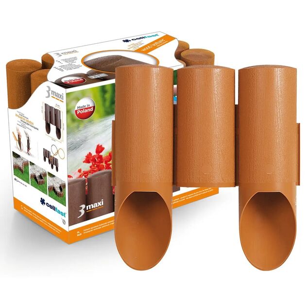 Огородня палісада 3 MAXI /терракот/ 2,1м CELLFAST (34-013), фото , зображення 2 | SNABZHENIE.com.ua