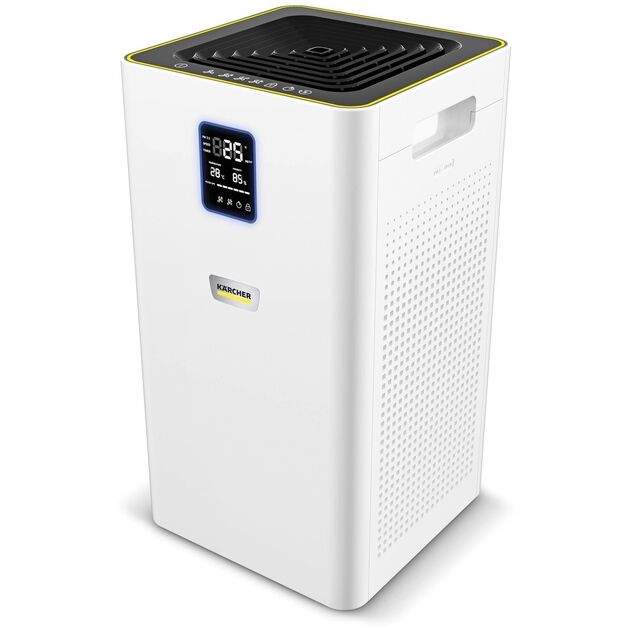 Очищувач повітря Karcher AF 30, 30м2, 200м3/год, дисплей, 2 HEPA фільтри, 4 режими,  інд. забр-ння, білий, фото  | SNABZHENIE.com.ua