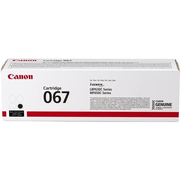 Картридж Canon 067 MF651Cw/MF655Cdw/MF657Cdw/LBP631Cw/LBP633Cdw Black (1350 стор.), фото , изображение 2 | SNABZHENIE.com.ua