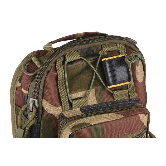 Сумка Слінг 2Е Tactical Laser Cut 2.5л, темний камуфляж, фото , зображення 3 | SNABZHENIE.com.ua