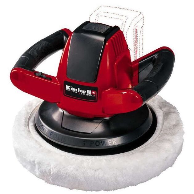 Einhell Шліфмашина полірувальна CE-CB 18/254 Li - Solo, PXC акум, d254 мм, 18В (без АКБ і ЗП), фото  | SNABZHENIE.com.ua