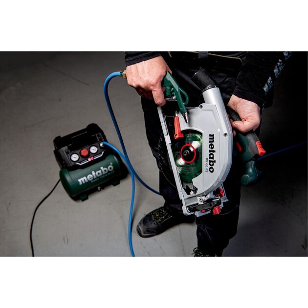 Metabo Компресор BASIC 160-6 W OF PBASIC 160-6 W OF, ресивер 6л, 900Вт, 160л/хв, 8 бар, 8.4кг, фото , зображення 3 | SNABZHENIE.com.ua