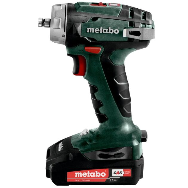Metabo Шурпокрут-дриль BS 18 QUICK, акумуляторний, 2*18В, 2 Аг, 1.4кг, фото , зображення 3 | SNABZHENIE.com.ua