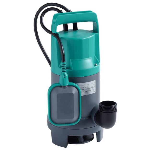 Wilo Насос дренажний Initial Waste 16-11, 3 бар, 10980 л/год, вис. 9 м, глиб. 5 м, кабель 10 м, 0,75 кВт, 230 V, фото  | SNABZHENIE.com.ua