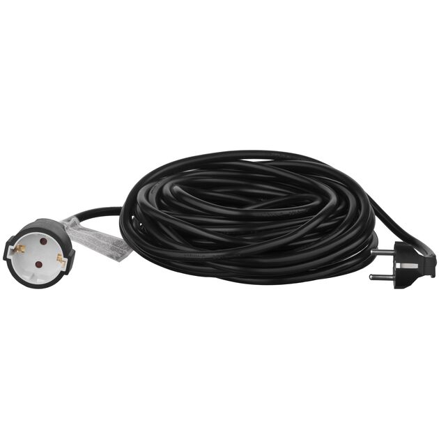 2E Мережевий подовжувач 1XSchuko, 3G*1.5мм, 15м, black, фото  | SNABZHENIE.com.ua