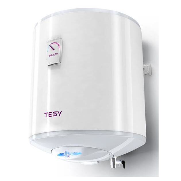 Водонагрівач електр. TESY Bilight 50V круглий GCV 504420 B11 TSRC, 50л, 2кВт, мех. кер-ння, C, білий, фото  | SNABZHENIE.com.ua