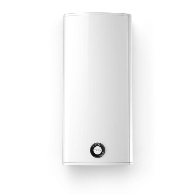 Водонагрівач електр. TESY Bellislimo Lite Dry плаский GCR 802712D E32 EC, 80л, 1,2кВт, сухий тен, ун. монтаж,  електр. кер-ння, B, білий, фото , изображение 2 | SNABZHENIE.com.ua