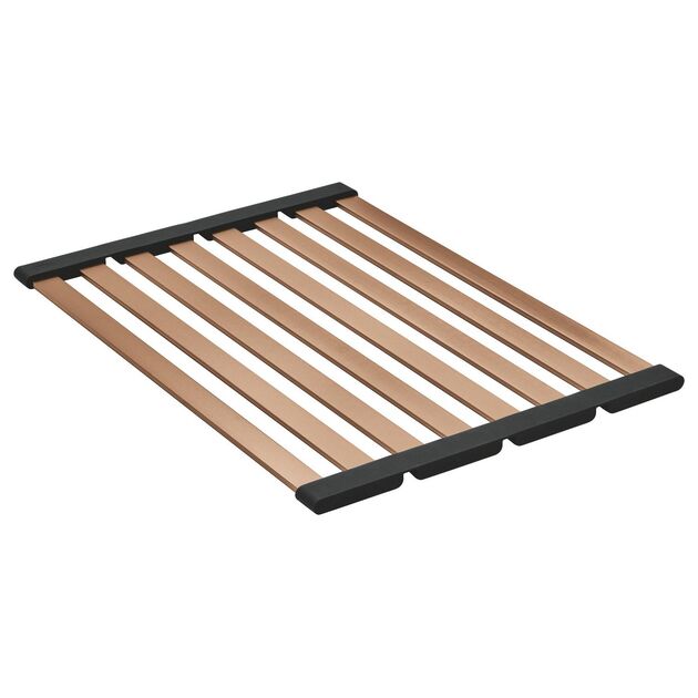 Решітка для посуду Grohe для кухонної мийки, матовий теплий захід сонця, фото , зображення 2 | SNABZHENIE.com.ua