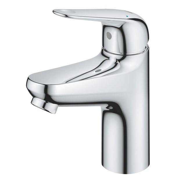 Змішувач для раковини Grohe QuickFix Swift S  довж. виливу - 103мм, неповоротний, 1 важіль, хром, фото , изображение 3 | SNABZHENIE.com.ua