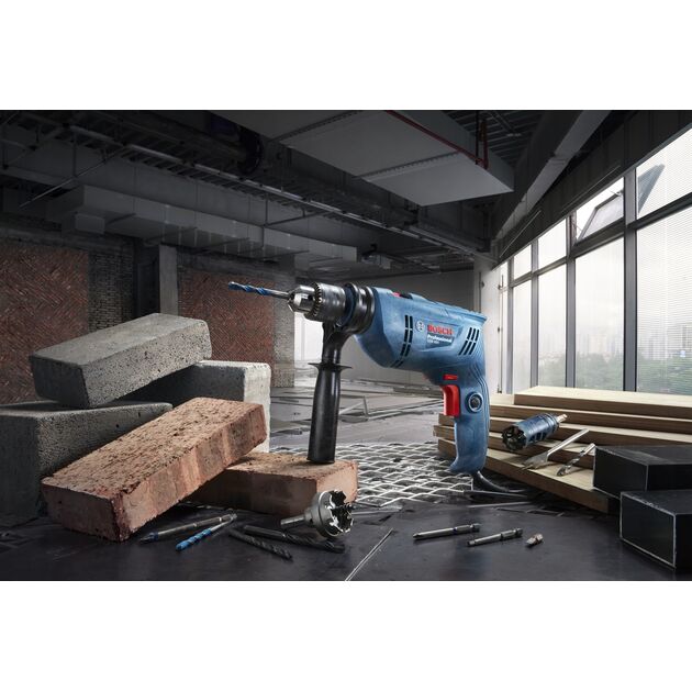 Bosch Ударний дриль GSB 600 PROFESSIONAL 0.601.1A0.320, фото , изображение 3 | SNABZHENIE.com.ua