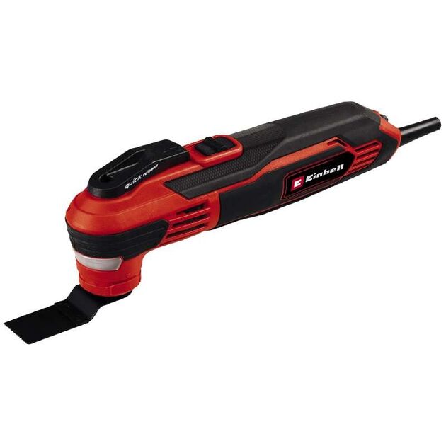 Einhell Багатофункціональний інструмент TE-MG 350 EQ, 350Вт, 11000-20000об•хв, LED, набір насадок, кейс, 1.31кг, фото , зображення 2 | SNABZHENIE.com.ua