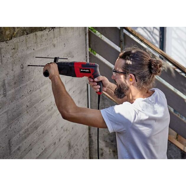 Einhell Перфоратор TC-RH 800 4F, SDS-plus, 800Вт, 2.6Дж, кейс, 3.2кг, фото , зображення 3 | SNABZHENIE.com.ua