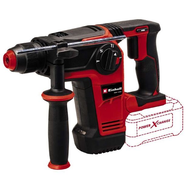 Einhell Перфоратор акумуляторний TP-HD 18/26LI BL - Solo, SDS-plus, PXC 18В, 2.6Дж, 0-1200об•хв, 5500уд•хв, безщітковий, 3кг, без АКБ та ЗП, фото , зображення 2 | SNABZHENIE.com.ua
