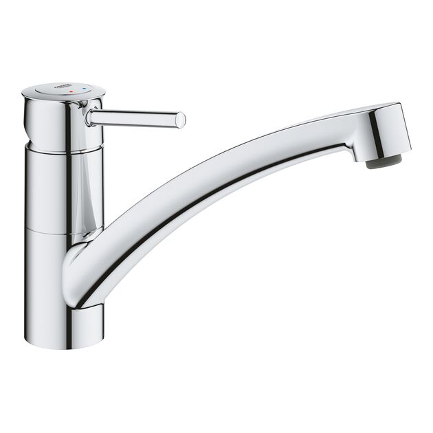 Змішувач для кухні Grohe BauClassic, довж.виливу - 231мм, поворотний, 1важіль, хром, фото , изображение 2 | SNABZHENIE.com.ua