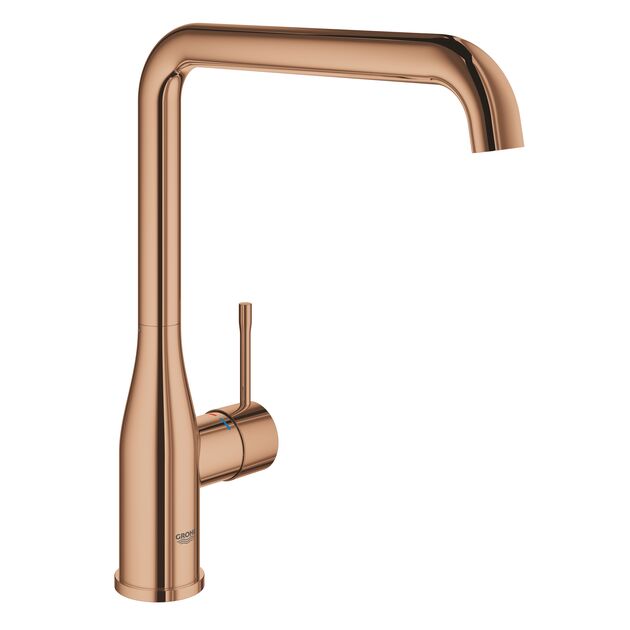 Змішувач для кухні Grohe Essence, довж.виливу - 220мм, поворотний, 1важіль, теплий захід сонця, фото , зображення 2 | SNABZHENIE.com.ua