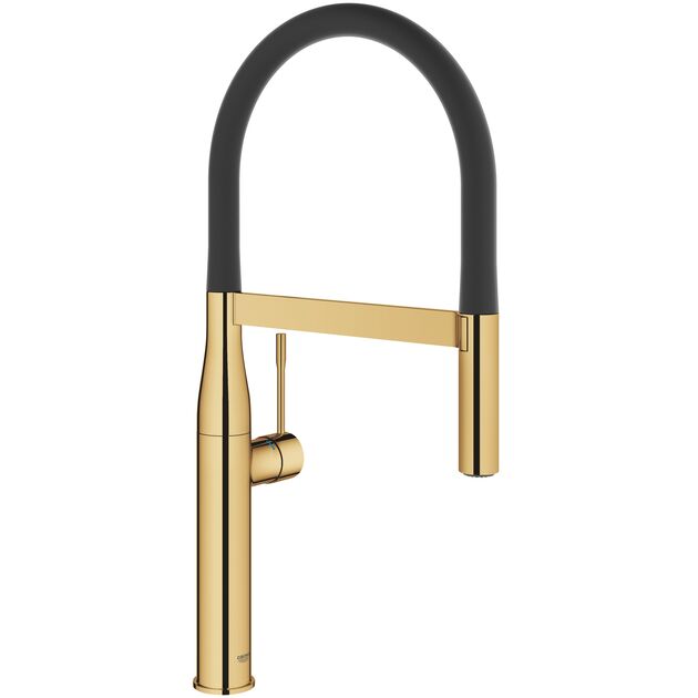 Змішувач для кухні Grohe Essence, довж.виливу - 240мм, поворотний/гнучкий, 1важіль, прохолодний схід сонця, фото  | SNABZHENIE.com.ua