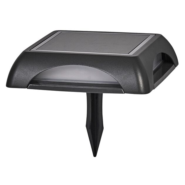 LEDVANCE Світильник LED 1.2Вт 3000K 60Лм фасадний автономний ENDURA STYLE ROUND SOLAR UTILI чорний, фото , изображение 2 | SNABZHENIE.com.ua