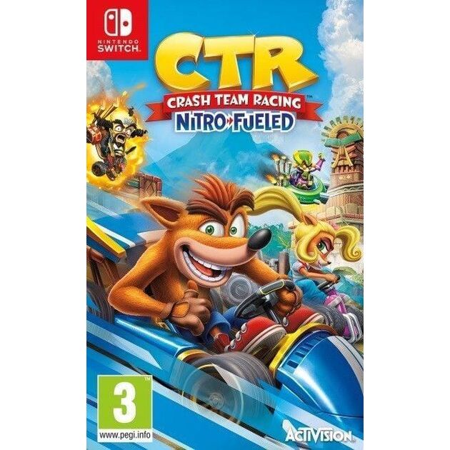 Гра консольна Switch Crash Team Racing Nitro-Fueled, картридж, фото , зображення 2 | SNABZHENIE.com.ua